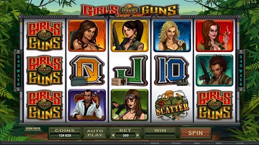 Girls with Guns Video Slot