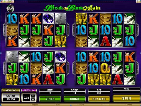 MegaSpin Break da Bank Again Video Slot