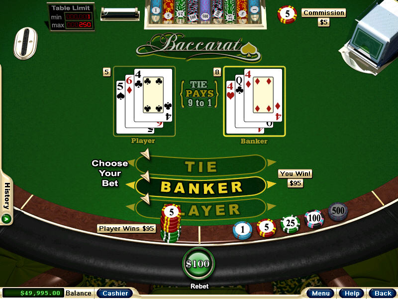 online baccarat